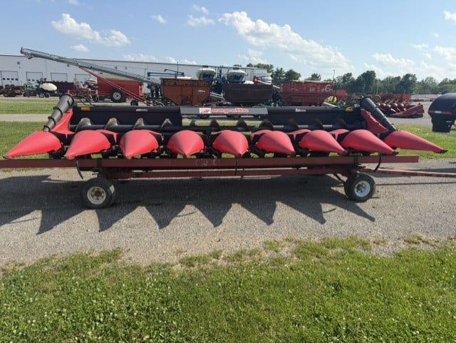 Oliver row crop tractor parked on gravel lot